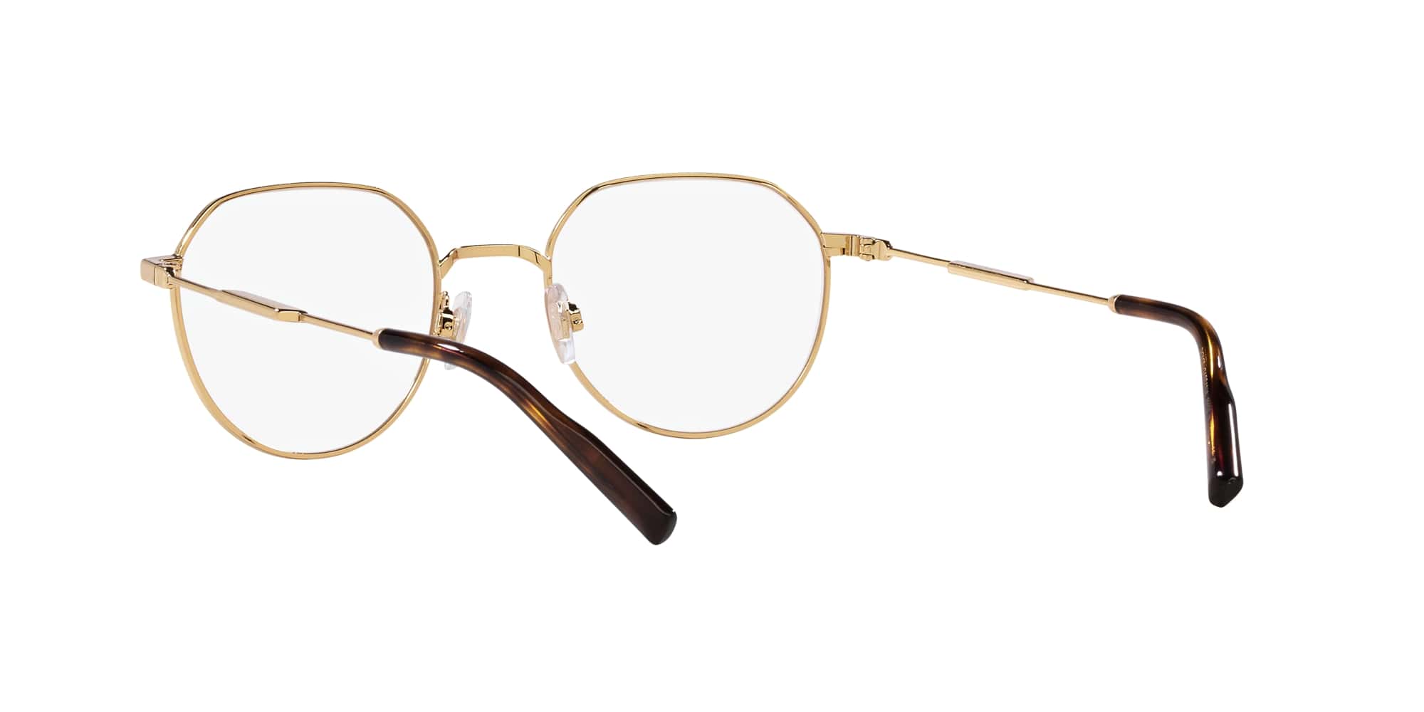 Das Bild zeigt die Korrektionsbrille DG1349 02 von der Marke D&G in gold.