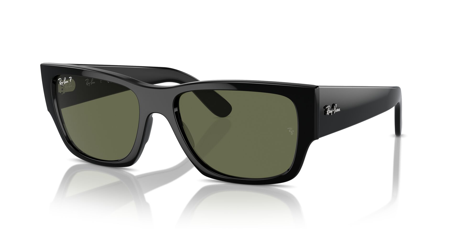 Das Bild zeigt die Sonnenbrille RB0947S 901/58 von der Marke Ray-Ban in Schwarz.