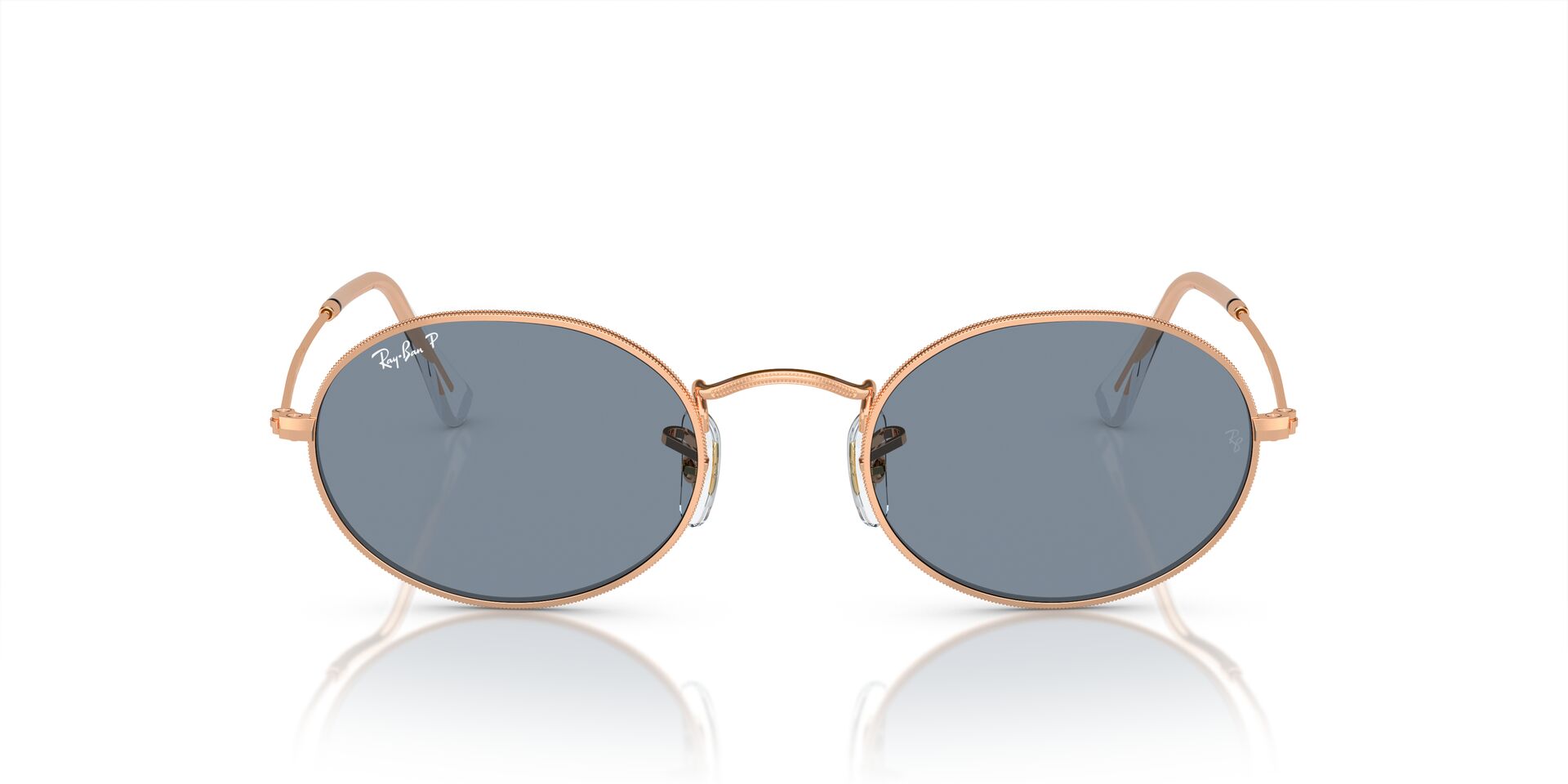 Das Bild zeigt die Sonnenbrille RB3547 9202S2 von der Marke Ray-Ban in Rotgold.