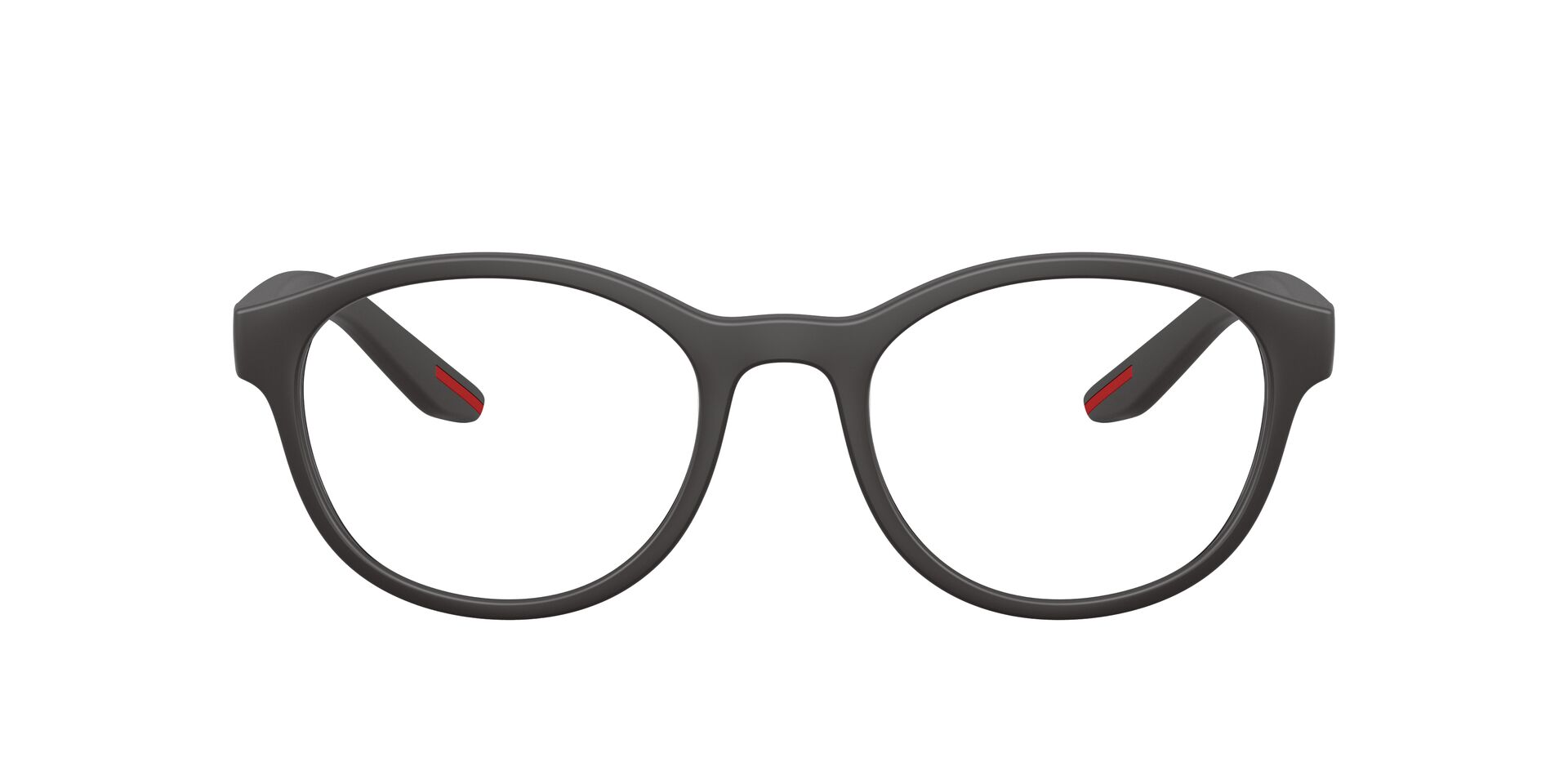 Das Bild zeigt die Prada Linea Rossa Fassung PS07PV 18K1O1 von vorne.