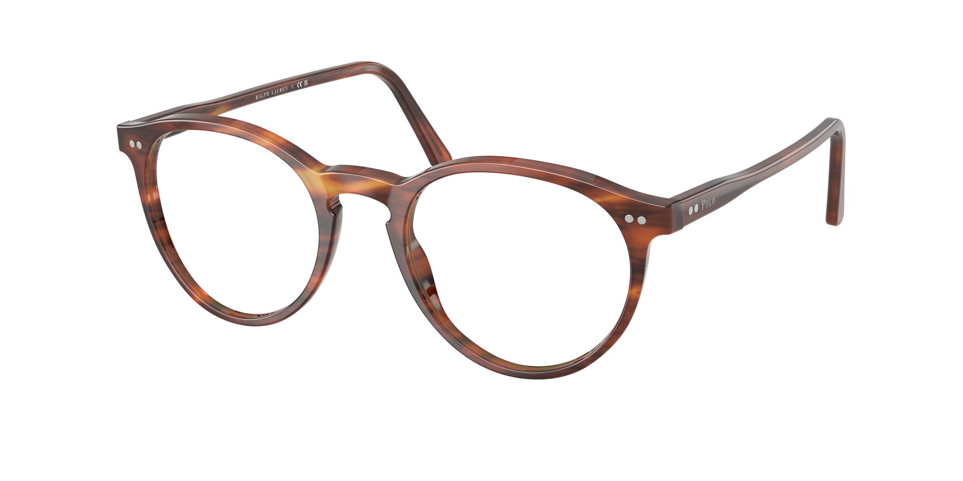 Das Bild zeigt die Korrektionsbrille 2083 von der Marke Polo in Havanna.