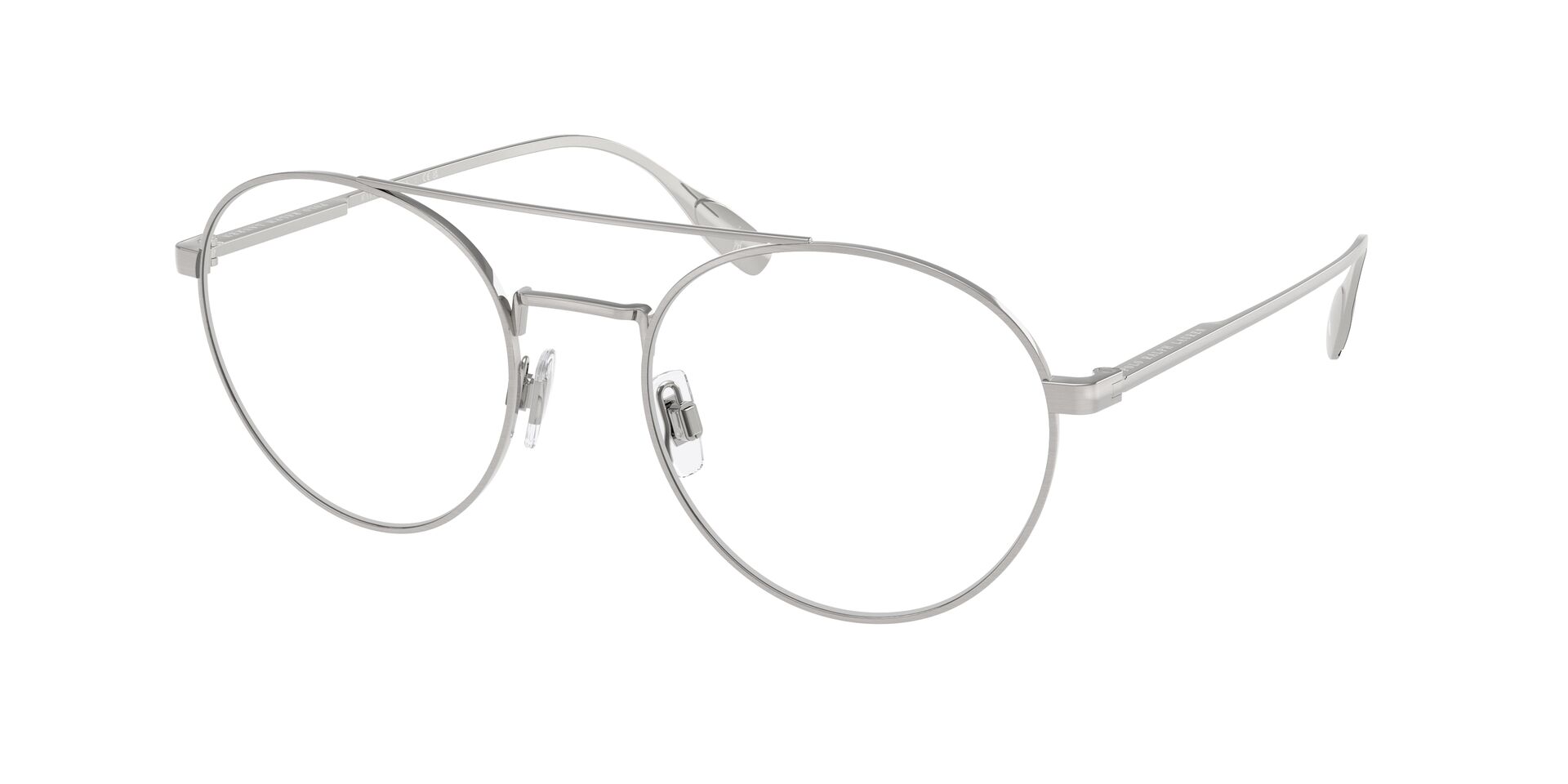 Das Bild zeigt die Korrektionsbrille 1234 von der Marke Polo in Silber.