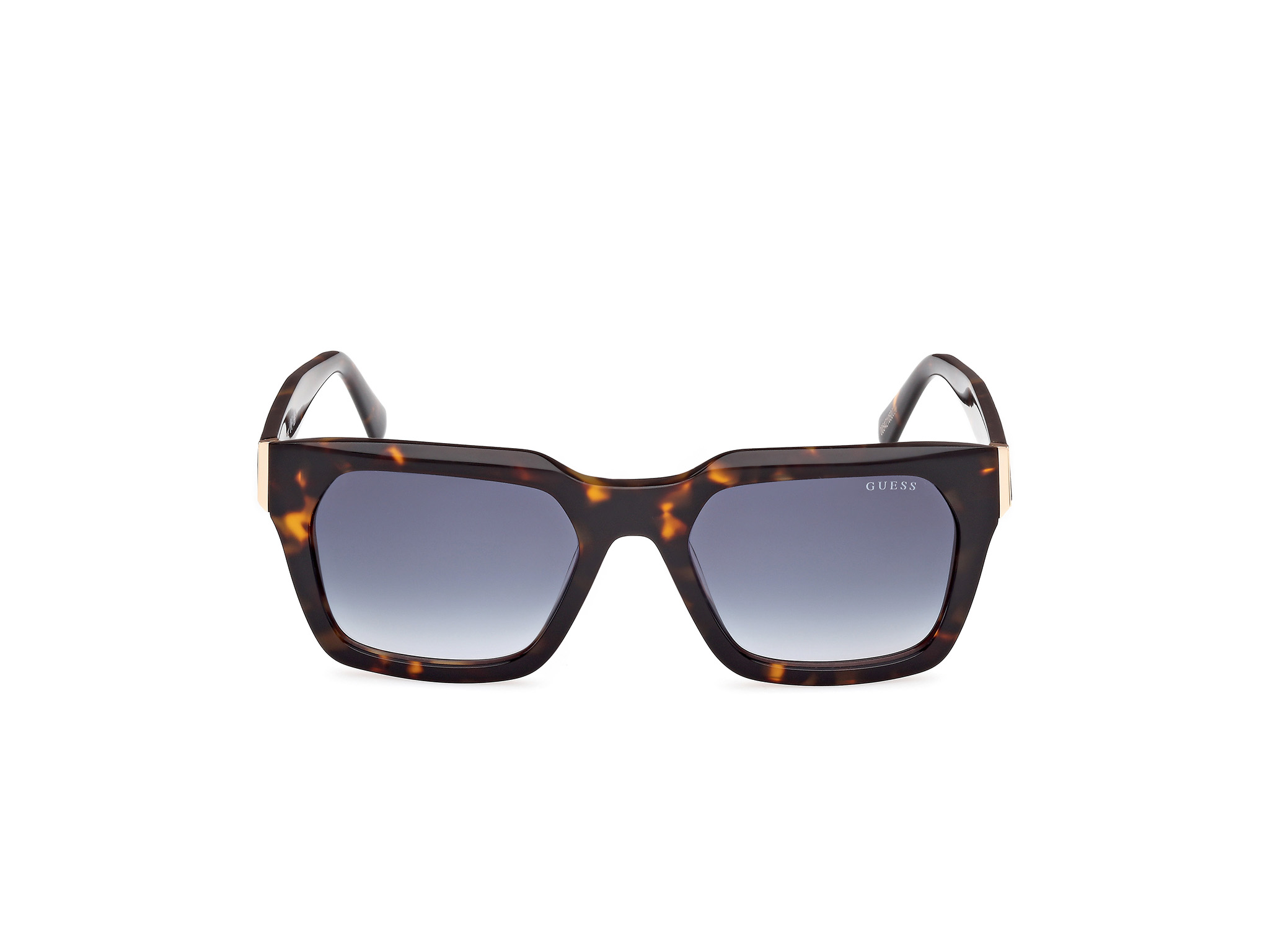 Das Bild zeigt die Sonnenbrille GU00172 52W von Guess in dunkel Havanna
