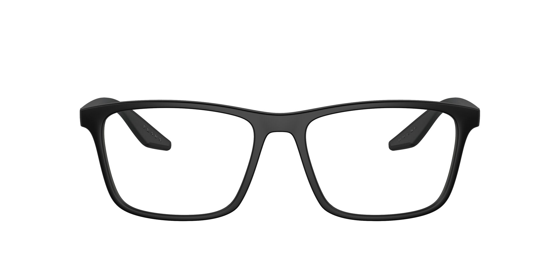 Das Bild zeigt die Prada Linea Rossa Fassung PS01QV DG01O1 von vorne.