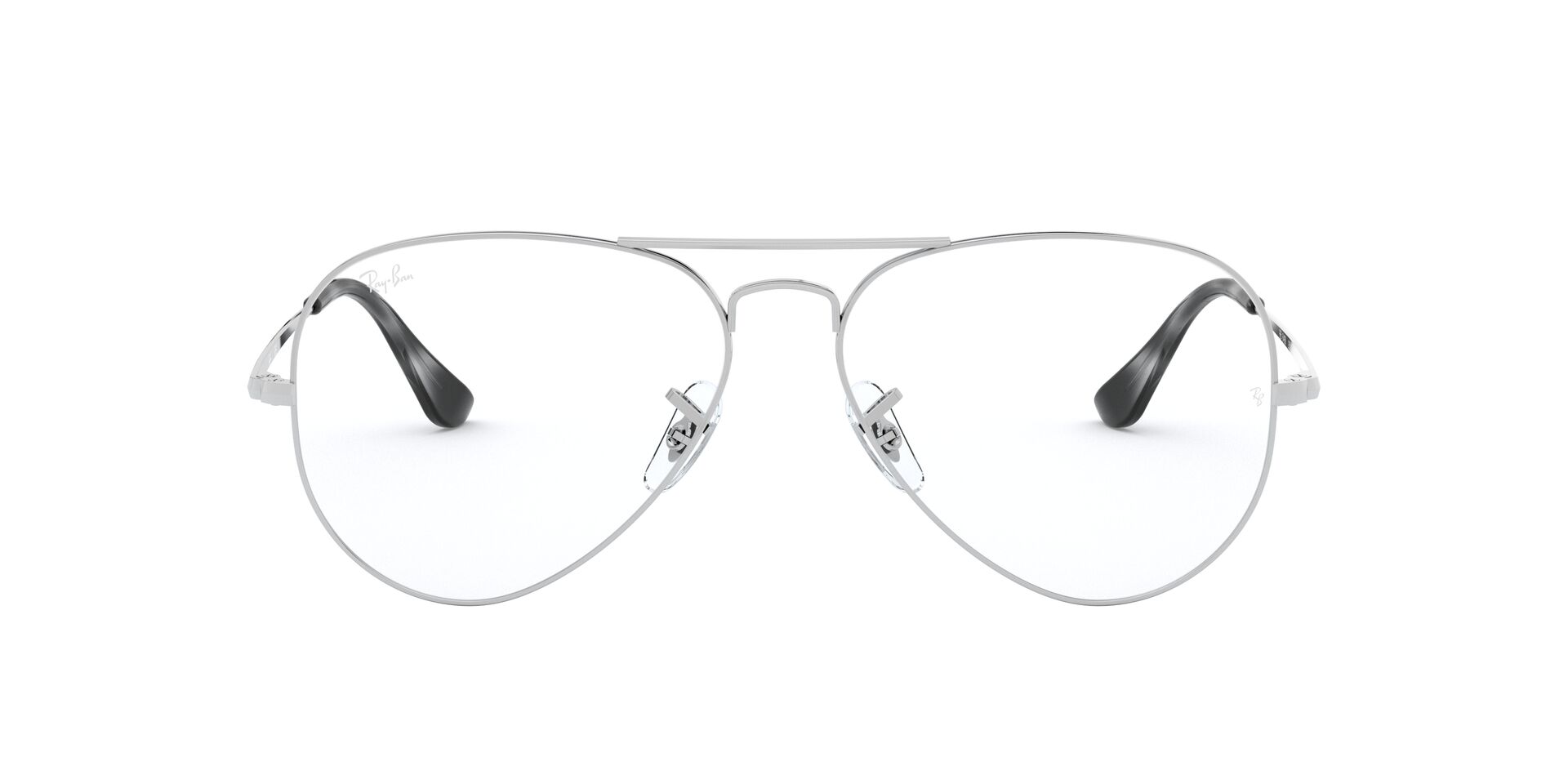 Das Bild zeigt die Korrektionsbrille RX6489 2501 von der Marke Ray-Ban in Silber.