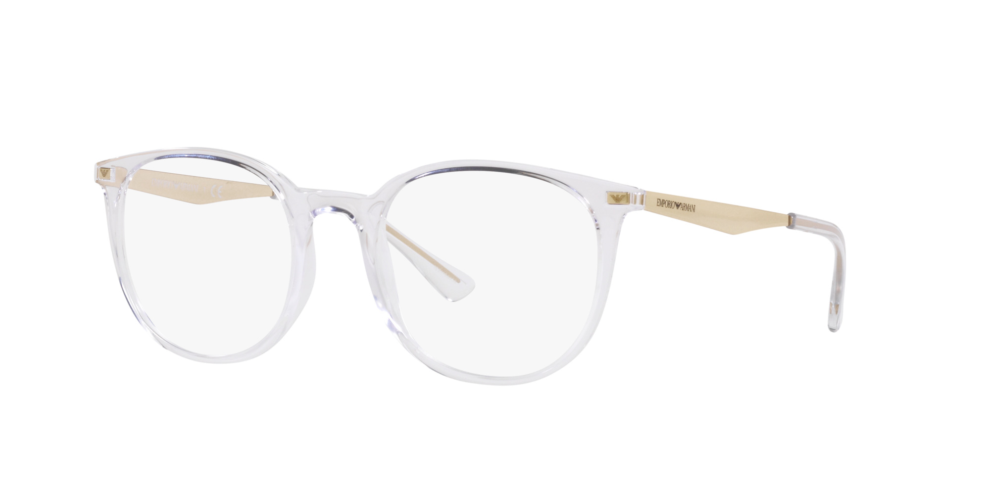 Das Bild zeigt die Korrektionsbrille EA3168 5371 von Emporio Armani in Crystal.