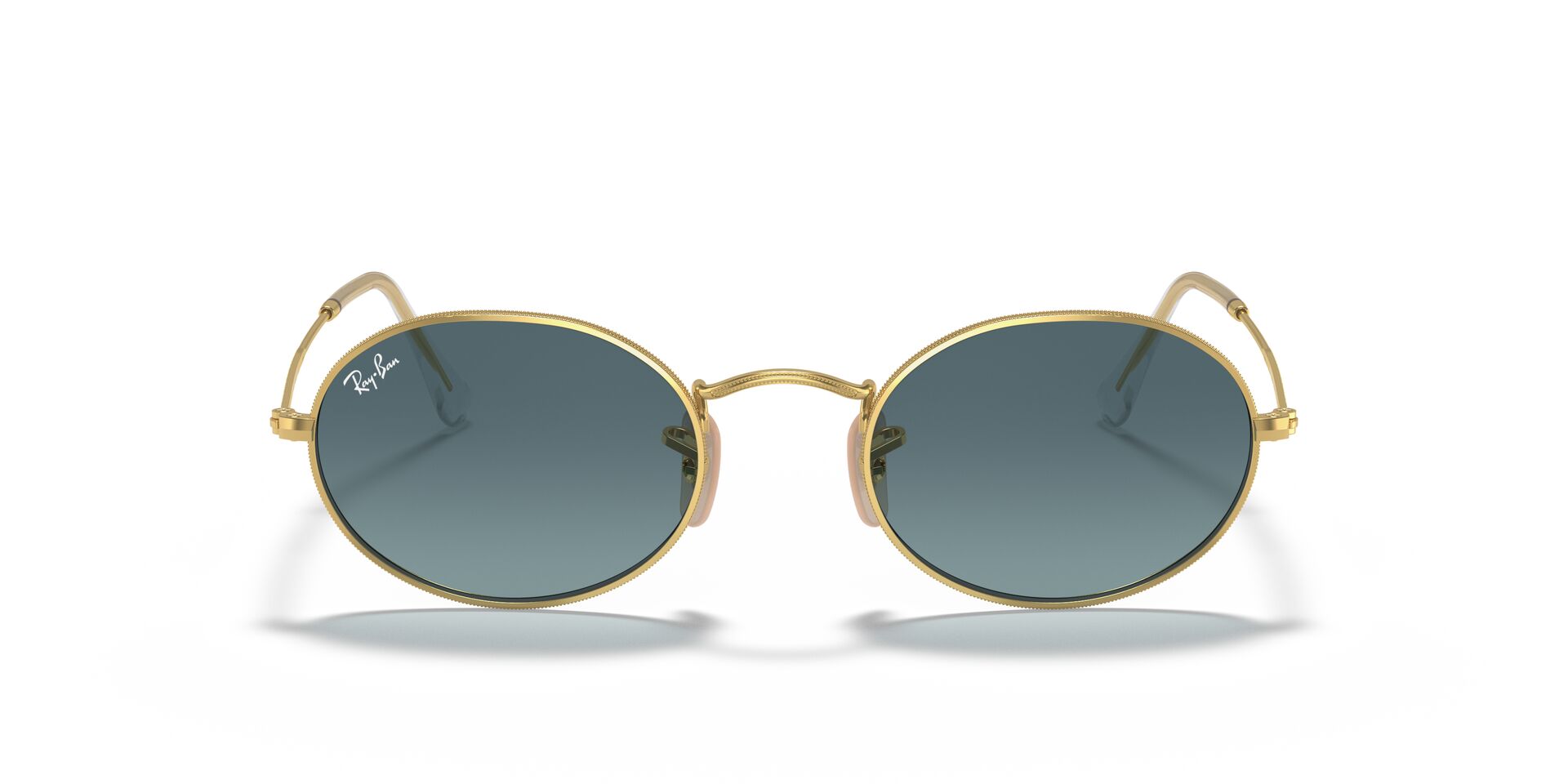 Das Bild zeigt die Sonnenbrille RB3547 001/3M von der Marke Ray-Ban in Gold.