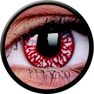 Zu sehen ist die Motivlinse Funny Lens BloodShot von ColourVUE