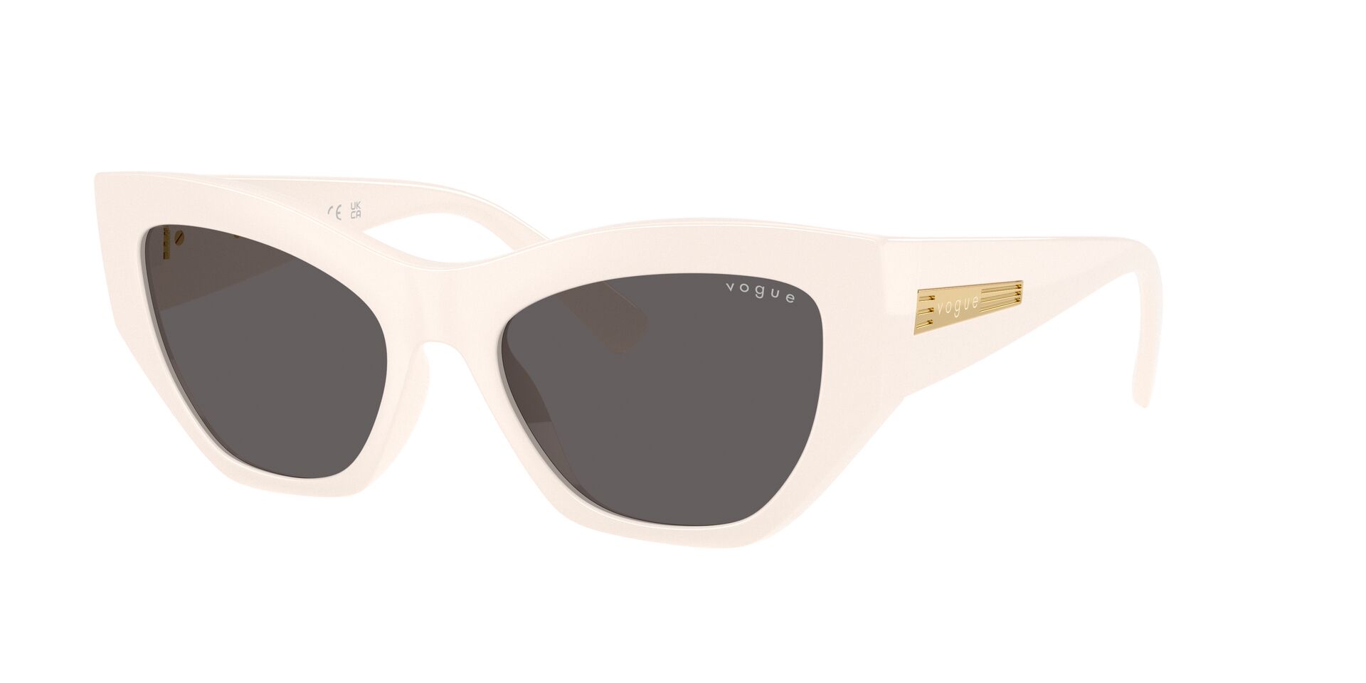 Das Bild zeigt die Sonnenbrille VO5607S von der Marke Vogue in Ivory.
