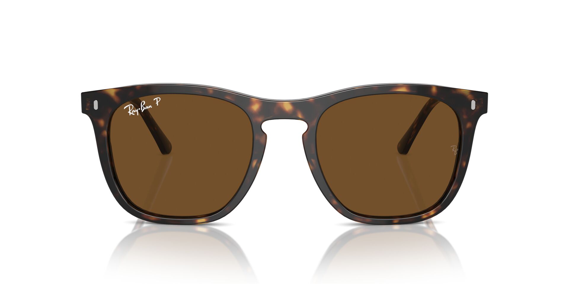 Das Bild zeigt die Sonnenbrille RB2210 902/57 von der Marke Ray-Ban in Havanna.