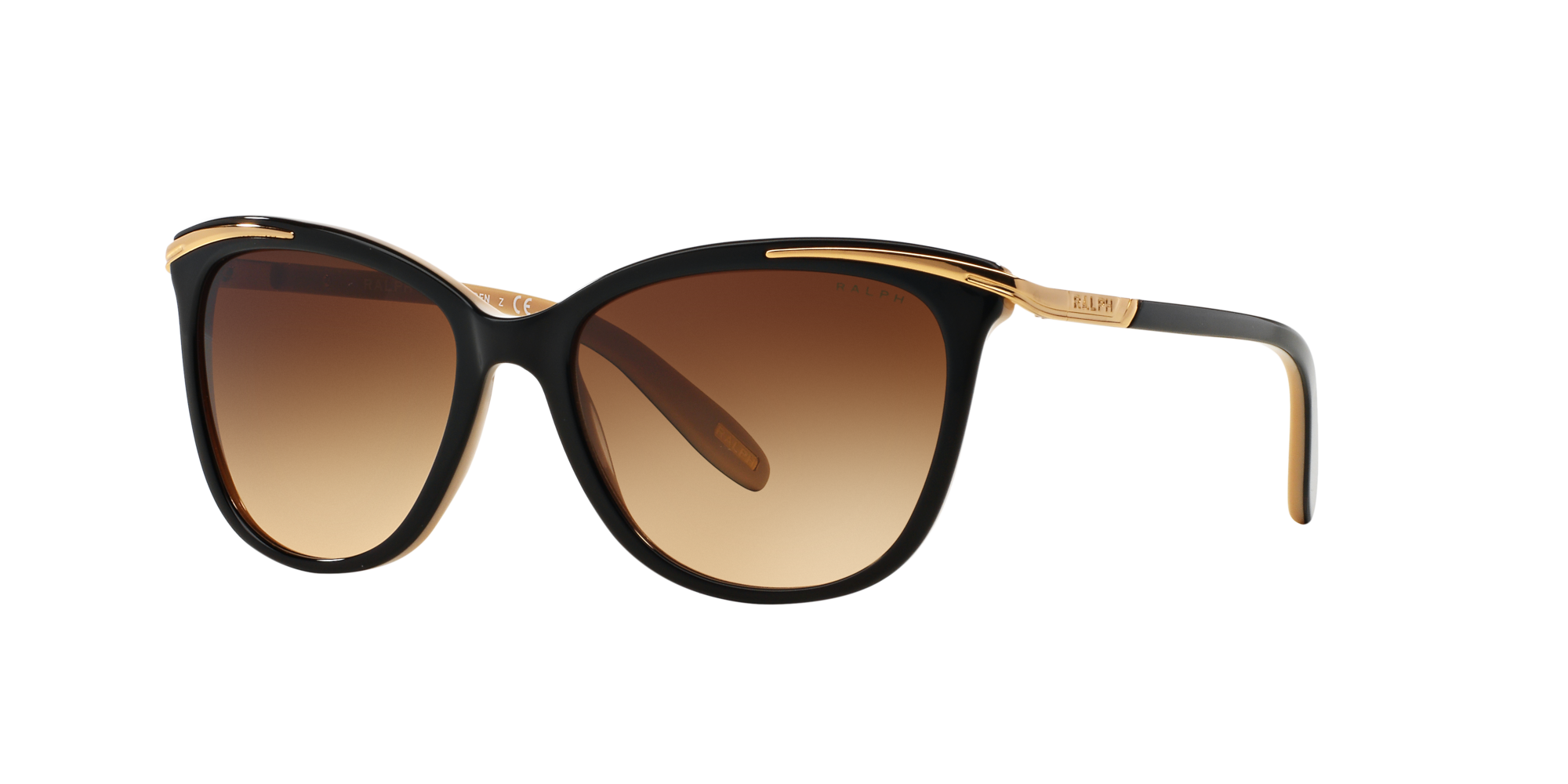 Ralph Sonnenbrille für Damen in Schwarz RA5203 109013 54