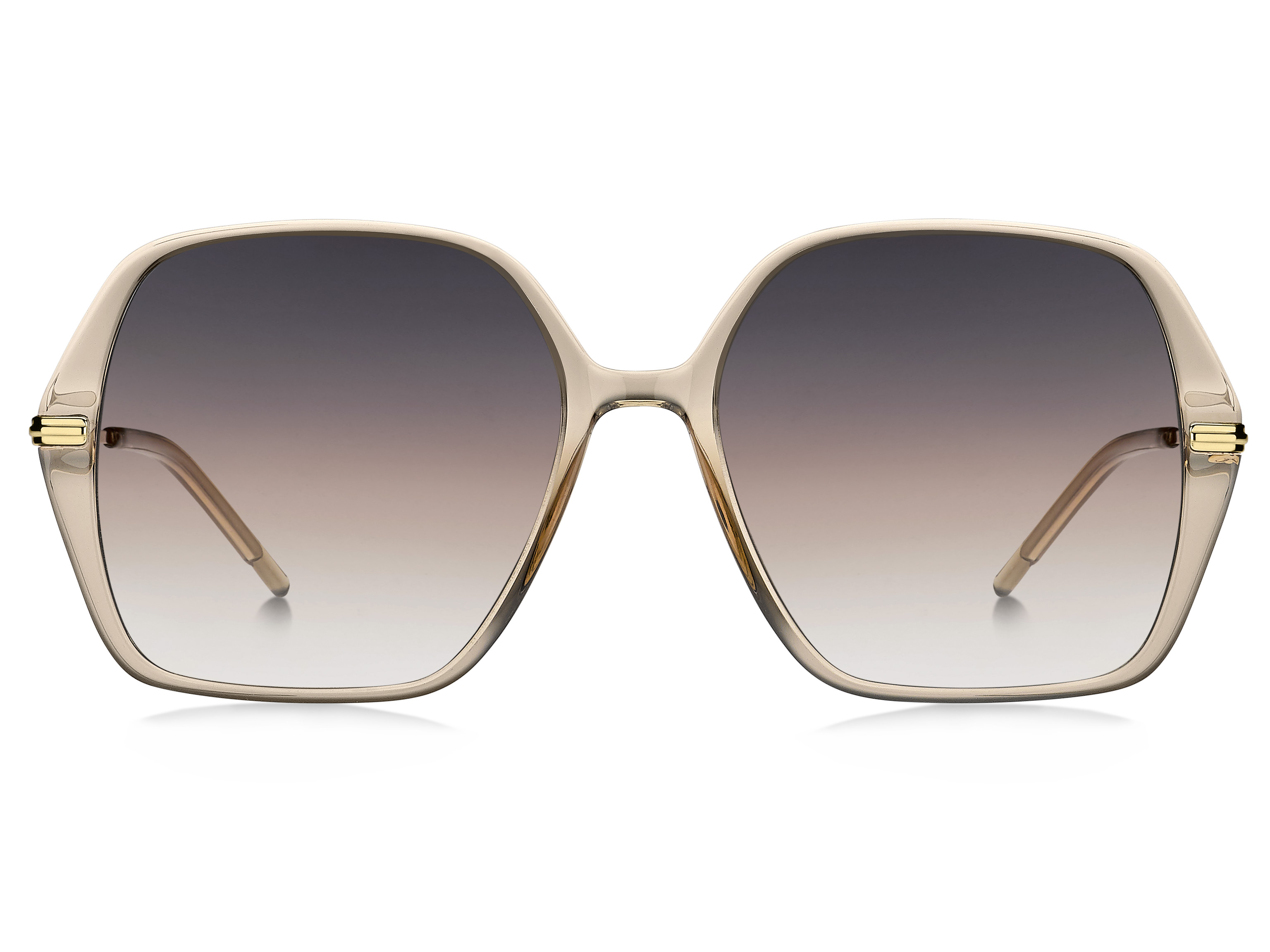 Das Bild zeigt die Sonnenbrille BOSS1660S 84A von der Marke BOSS in Nude/Gold.