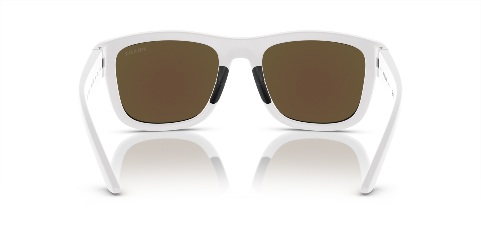 Das Bild zeigt die Sonnenbrille PR01ZS TWK08R von der Marke Prada Linea Rossa in weiß.