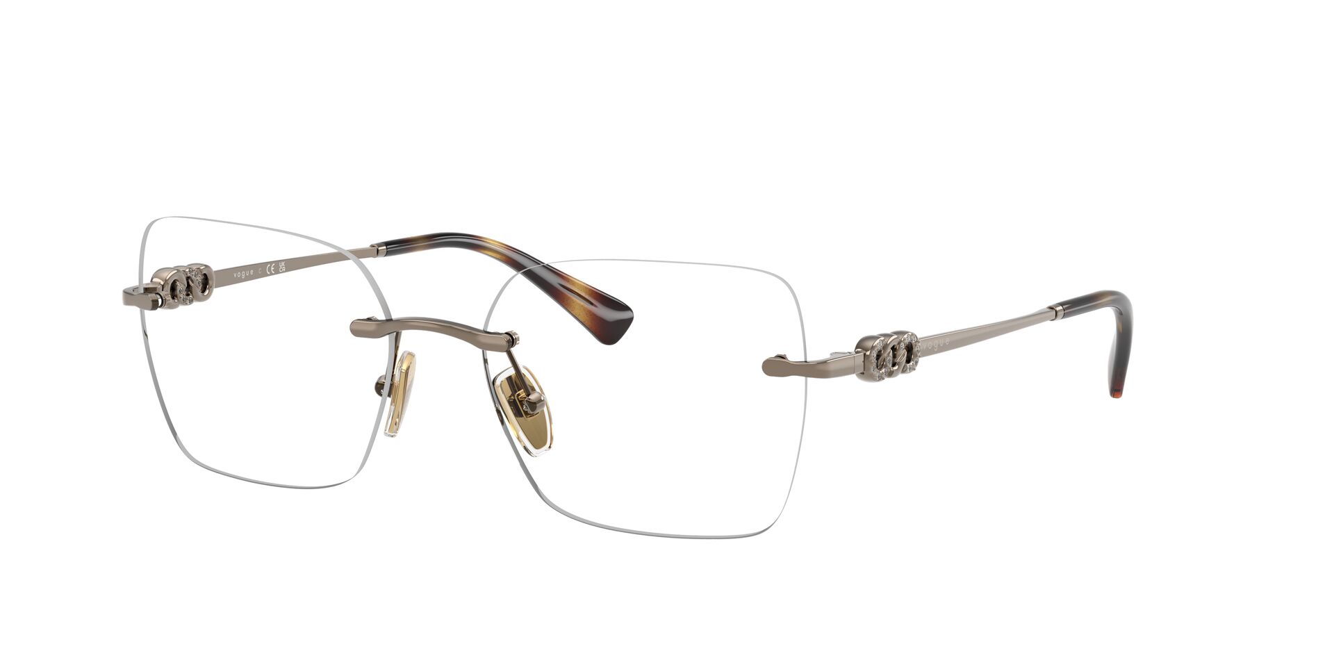 Vogue Brille 0VO4320B 5138 - Hellbraun