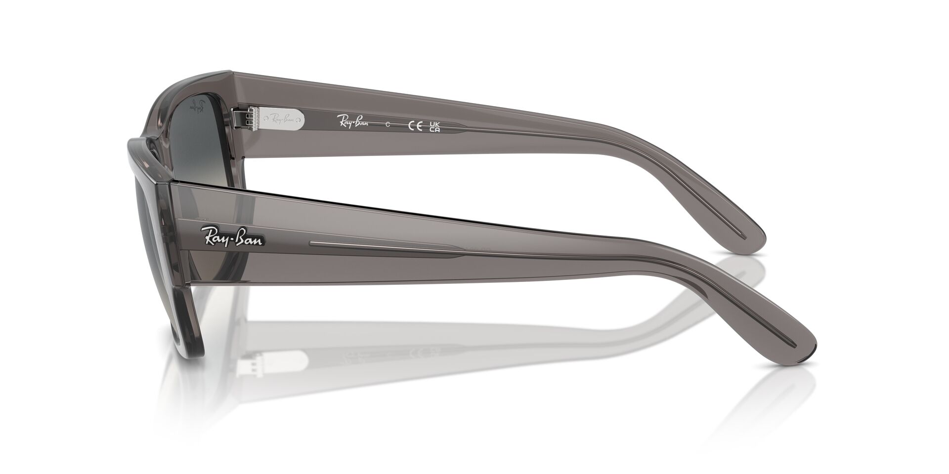 Das Bild zeigt die Sonnenbrille RB0947S 667571 von Ray-Ban in Dunkelgrau.