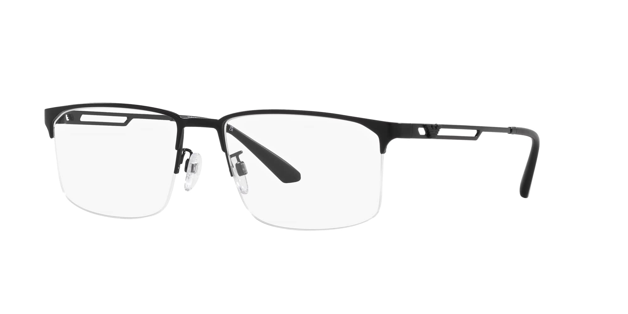 Das Bild zeigt die Korrektionsbrille EA1143 von Emporio Armani in Schwarz.